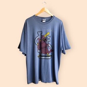 Vintage Majestic St. Louis Cardinals Baseball T-shirt Faded Cotton MENS 2XL
